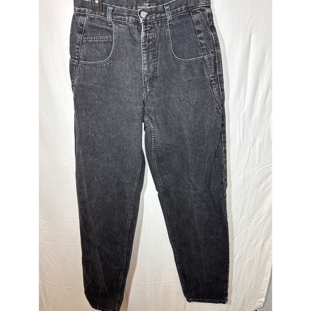 Guess‎ by Georges Marciano Black Wash High Rise Jeans - Size 31 - Vintage